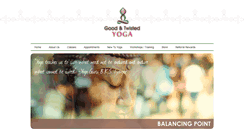 Desktop Screenshot of goodandtwistedyoga.com